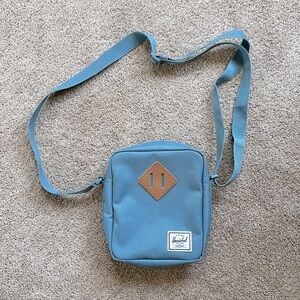 Herschel crossbody bag, stone blue